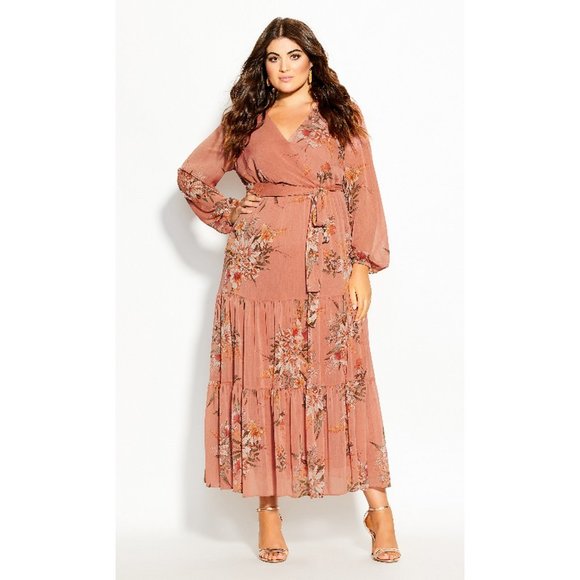 City Chic Dresses & Skirts - 🌷 NEW City Chic Floral Tiered Maxi Dress XL / 22W